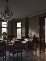 Salängen, beige tapet