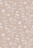 Ängsblomma, rosa och vit tapet