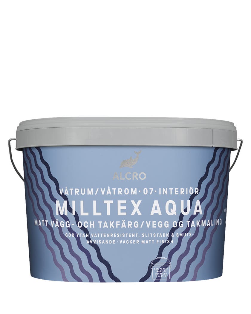 Milltex Aqua Matt Täckfärg
