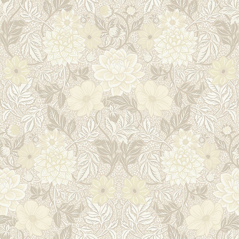 Dahlia Garden, ljusbeige