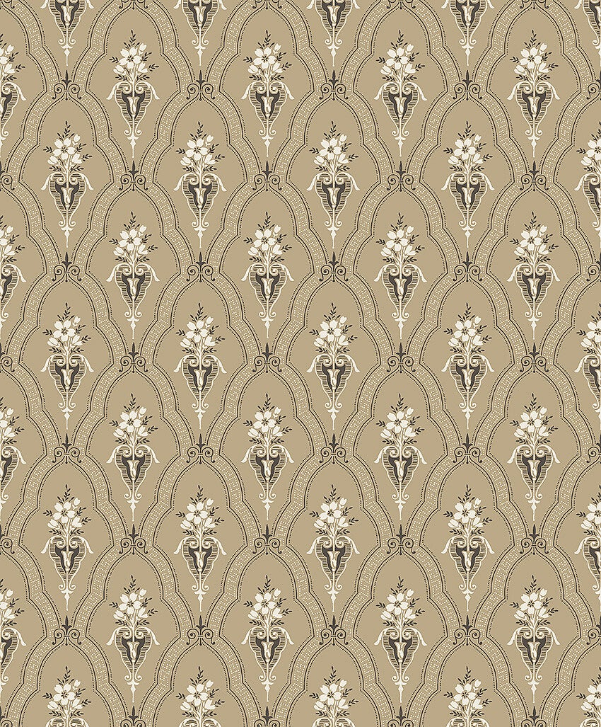 Klädesholmen, brun tapet