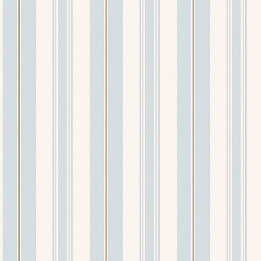 Gustaf, blå och beige tapet