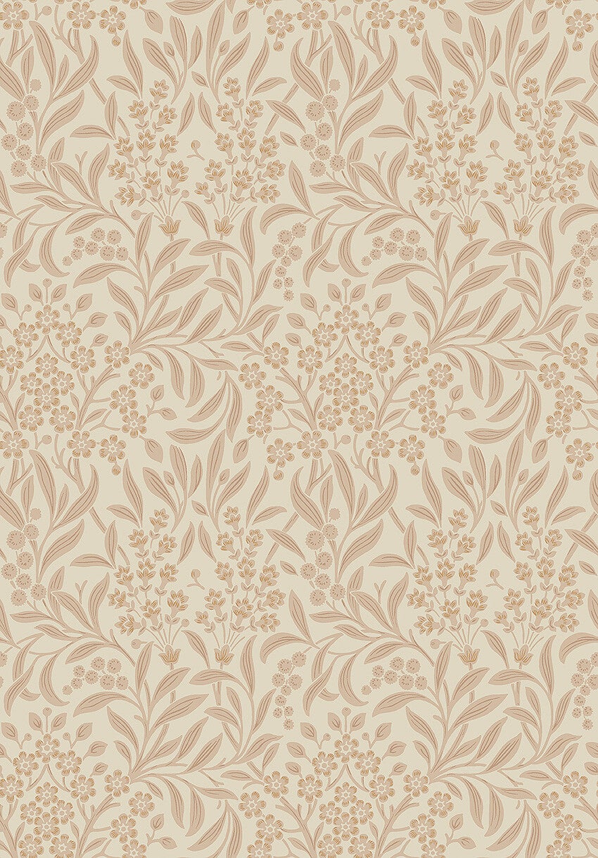 Kryddhyllan, beige tapet