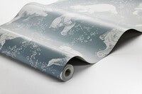 Polarn, tapet i grön